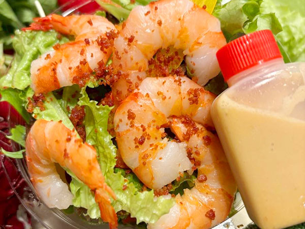 ⼩海⽼のサラダ